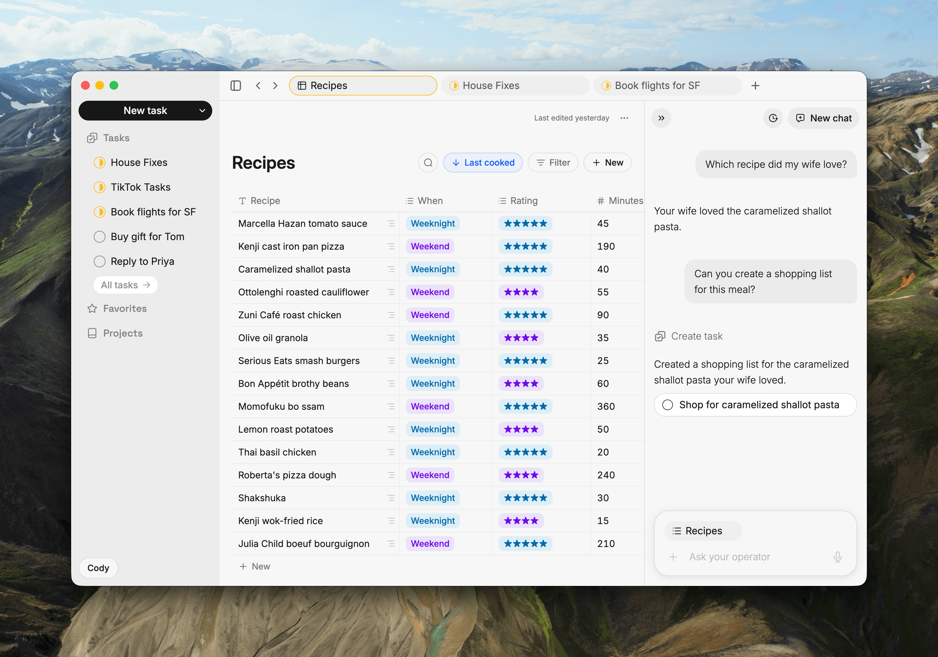 Recipe Collection Web