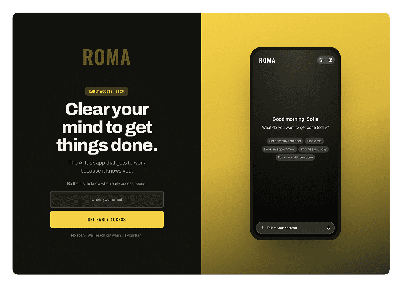 Roma Dot App